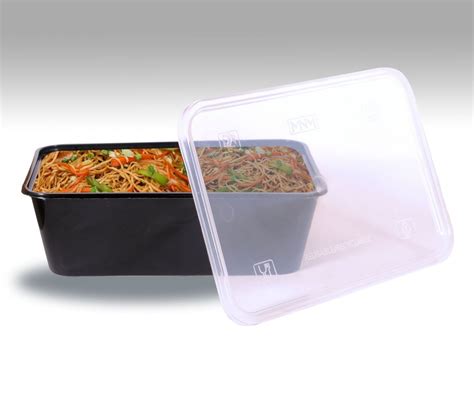 1000 Ml Rectangular Food Container With Lid Biryani Box At ₹ 9piece