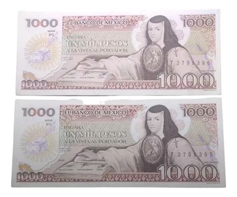 Billete 1000 Pesos Sor Juana 1982 84 Sin Circular Envio 20 Meses Sin