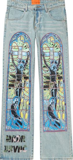 Ev Bravado Blue Stained Glass Jeans Incorporated Style