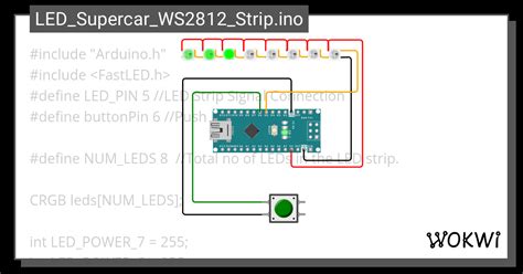 Ledsupercarws2812o Wokwi Esp32 Stm32 Arduino Simulator