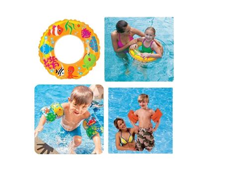 Svnfoxx Boysgirlskids Swimming Combo Kit 1 Swimming Tube And 1 Pair