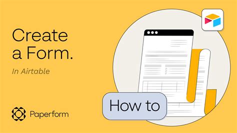 How To Create A Form In Airtable