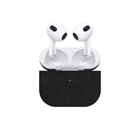 Airpods Pro Black Leather Skins