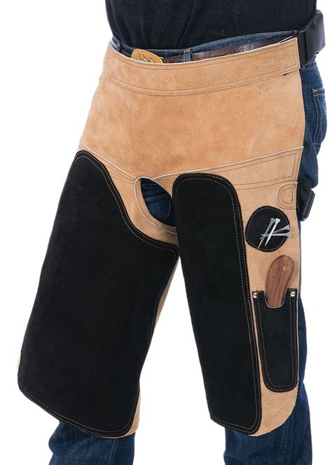 Tough 1 Premium Leather Farrier Chaps Easy Onoff Jeffers