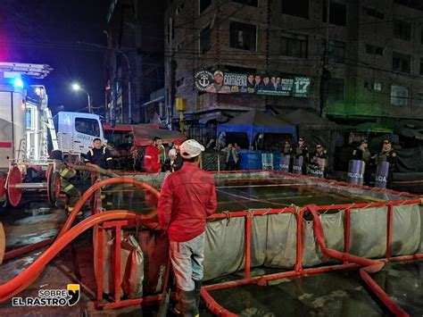 Trujillo Incendio Consume Cinco Edificios En Pasaje Albarrac N Y