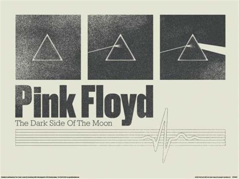 Pink Floyd Dark Side Prisms Art Print 30x40cm