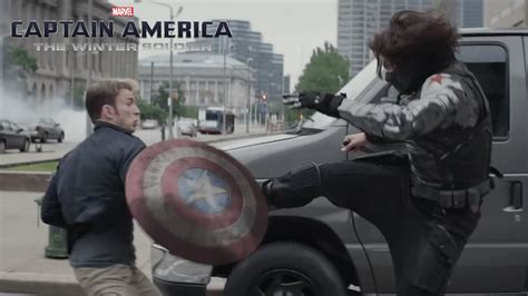 Captain America Vs The Winter Soldier Full Fight On Highway Movie