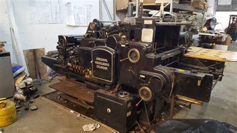 Heidelberg 28" Cylinder Press For Sale - (856) 217.3488