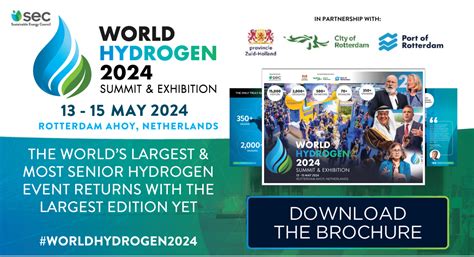 World Hydrogen 2024 Summit And Exhibition Returns To Rotterdam 13 15 May