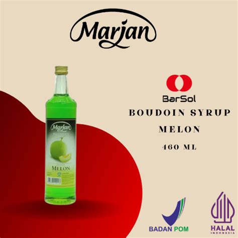 Jual Marjan Syrup Boudoin Melon Ml Barsol Indonesia Shopee