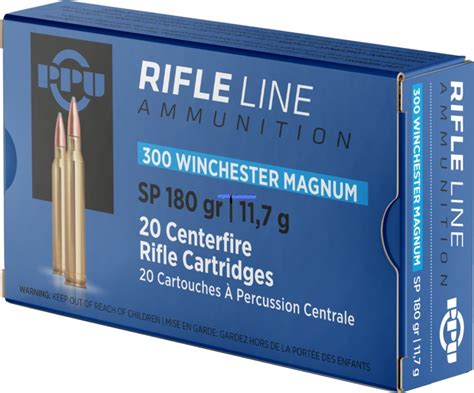 Prvi Partizan PPU Rifle Line 300Win Mag 180Gr SP 20 Round Box