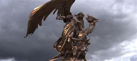 Angel and Demon statue 5 3D model | CGTrader