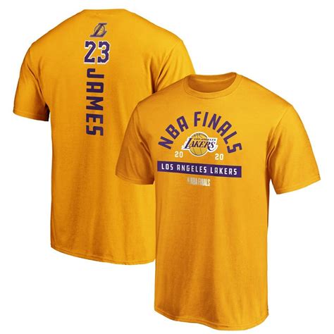 Men S Los Angeles Lakers Lebron James Fanatics Branded Gold 2020 Finals