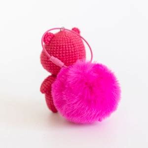 Crochet Lotso Bear Inspired Doll Lotso Bear Inspired Keychain