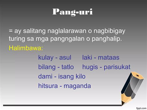 Pang Uri Adjective Ppt