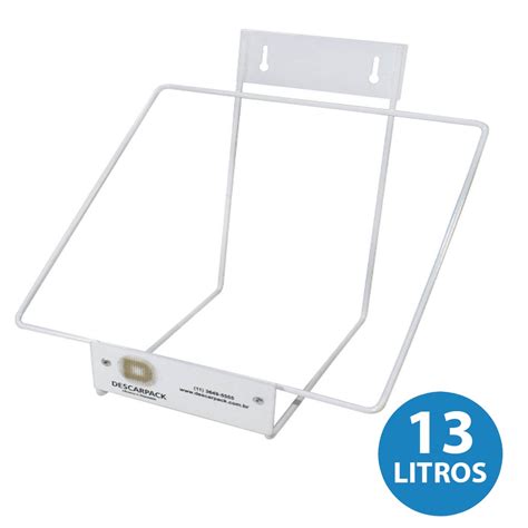 Suporte Para Coletor Perfuro Cortante 13 Litros Descarpack Shopee Brasil