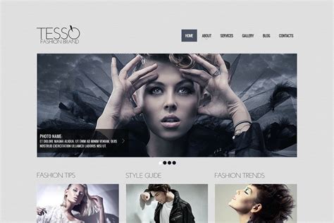 Fashion Responsive Website Template 40969 Templatemonster