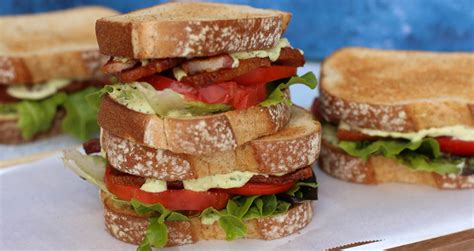 Gourmet Blts With Avocado Aioli Thriving Home