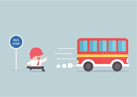 Miss The Bus Illustrations, Royalty-Free Vector Graphics & Clip Art ...