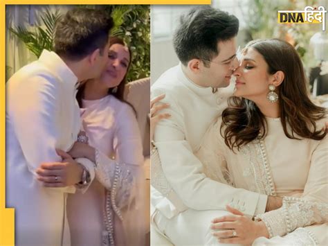 Parineeti Raghav Engagement परि पर राघव ने खूब लुटाया प्यार कभी किया