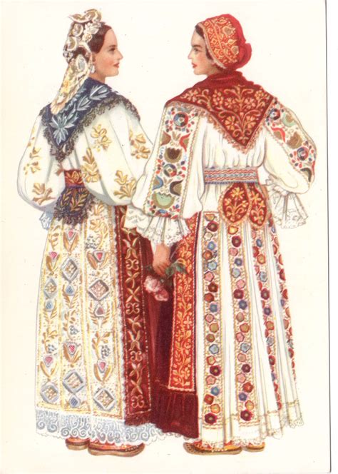 Croatian National Dances Folk Fashion Slavic Clothing Croatian Clothing