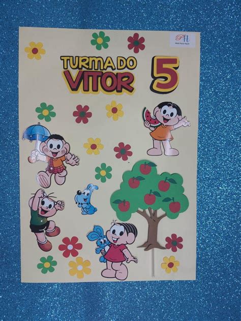 Topo De Bolo Turma Da M Nica Elo Produtos Especiais