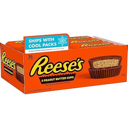 Reese S Peanut Butter Cups Ounce Packages Pack Of Amazon Co