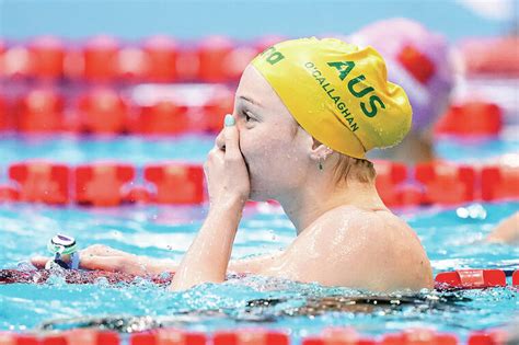 Mollie Ocallaghan Sets A World Record At The Swimming Worlds And