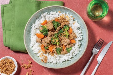 Asian Sweet Soy Pork And Veggie Stir Fry Recipe Hellofresh