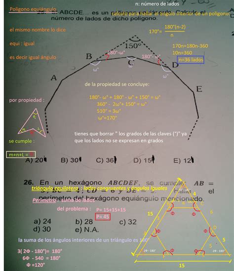 POLIGONOS 25 26 Hola Amigos Me Ayudarian En Esta Tarea Por Favor Es