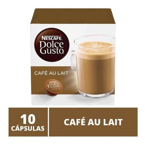 Café em cápsula Nescafé Dolce Gusto Au Lait 10 unidades Nestlé