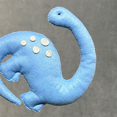 Dinosaur Sewing Pattern PDF Felt Brontosaurus Brachiosaurus Sewing