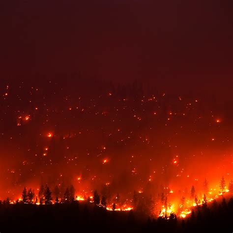 Wildfire Forces Evacuation Of Jasper Nataional Park