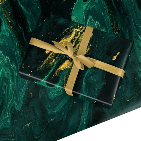 Emerald Green Wrapping Paper Dyefor