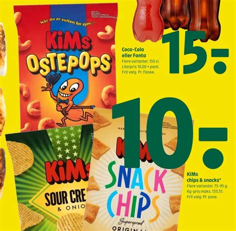 Kims Chips Tilbud Hos Coop 365