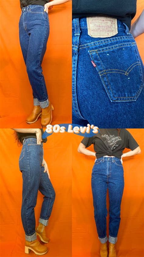 Vintage Levis Jeans Womens Jeans High Waisted Jeans Etsy