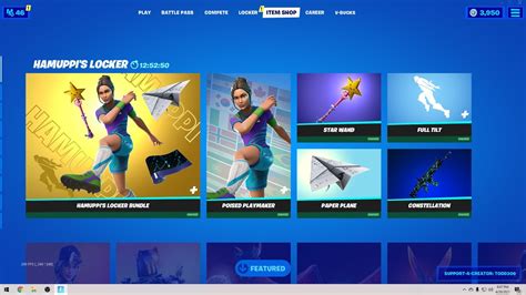 Fortnite Item Shop New Hamuppi S Locker Bundle April Th