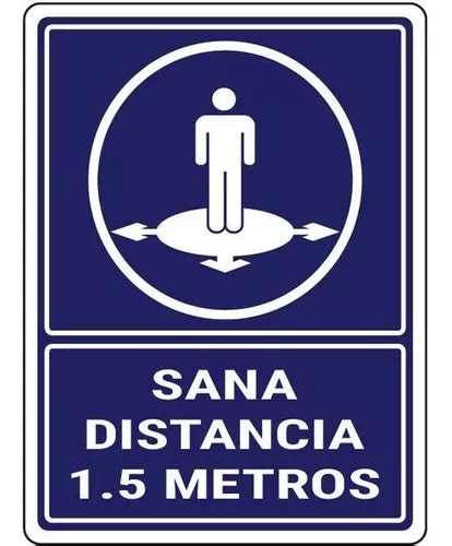 Señalamiento Económico Mxcov 005 40x30 Cm Sana Distancia