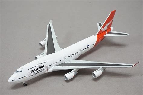 【やや傷や汚れあり】★ Jet X 1400 Qantas カンタス航空 Boeing 747 Vh Oeh 飛行機 Jxm140の落札情報