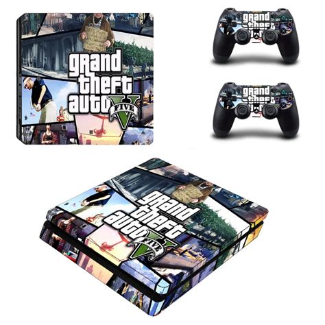 Grand Theft Auto V GTA 5 PS4 Slim Skin Sticker Decal - ConsoleSkins.co