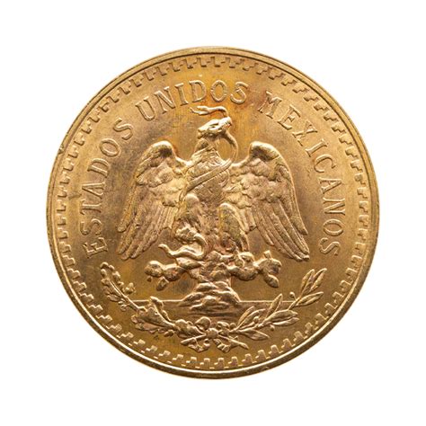 1945 50 Pesos Mexican Gold Coin BU From PIMBEX