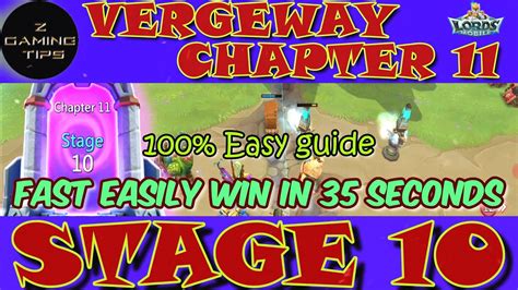 Vergeway Chapter Stage With Easy Guide Fast Easily Win In