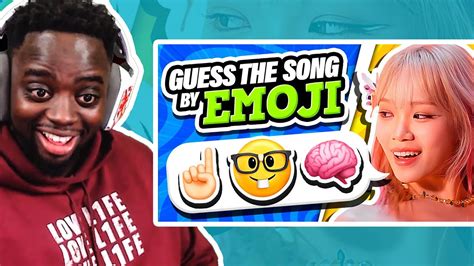 Musalovel Fe Reacts To Guess The Kpop Song By Emojis Guess The Song