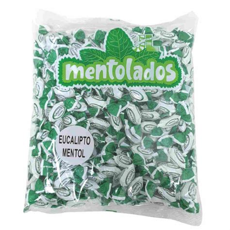 Caramelo Eucalipto Mentol Bolsa 1kg Refresca Tu Aliento Hipergol