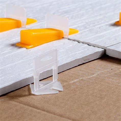 1000x 3MM Tile Leveling System Clips Levelling Spacer Tiling Tool Floor