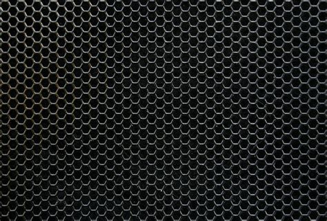 Fondo Industrial De Textura Hexagonal De Hierro Negro Foto Premium