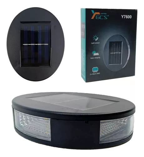 Foco Led Exterior Solar Pared Decoracion Aplique Fotocelula Cuotas