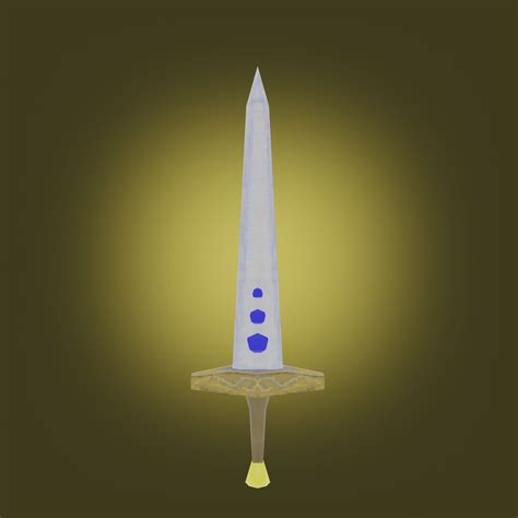 D Level Up Fantasy Low Poly Swords Turbosquid