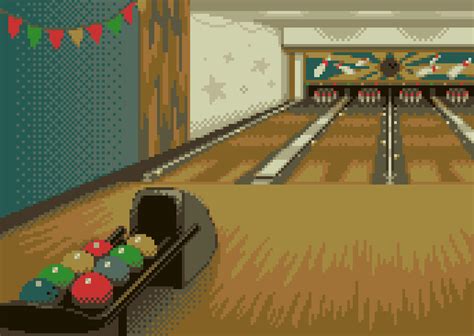 Bowling Pixel Art By Me Only 14 Colors Used R Gifs