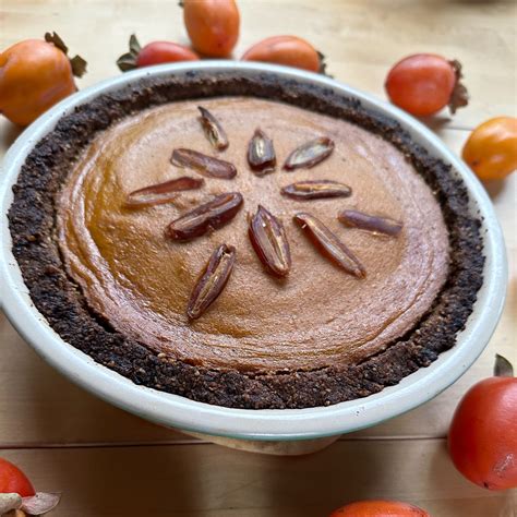 Persimmon Pie Recipe Tasty And Nutritious — Karin Edgett